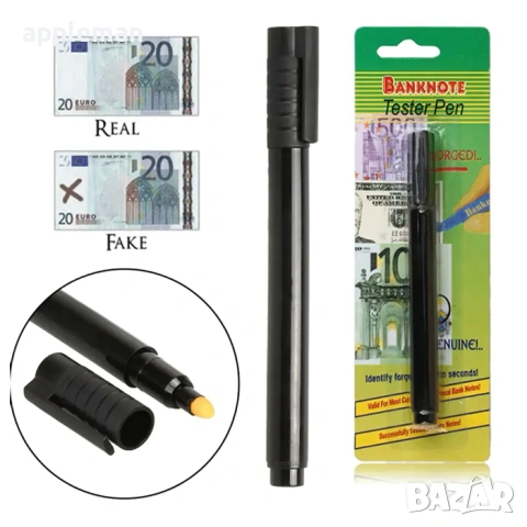 Химикал проверка на фалшиви банкноти бърз инструмент детектор на пари