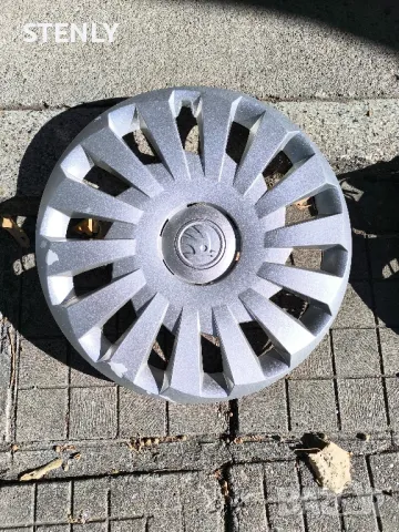 Оригинални тасове за Шкода 16 цола, Skoda 16", снимка 3 - Аксесоари и консумативи - 47665643