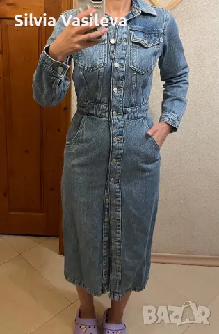 Рокля от деним Reserved, снимка 7 - Рокли - 44939438