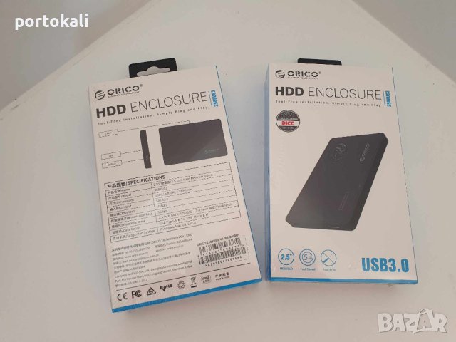 Кутия за твърд диск HDD Orico 2588US3, 2.5″, USB 3.0, снимка 4 - Външни хард дискове - 43225154