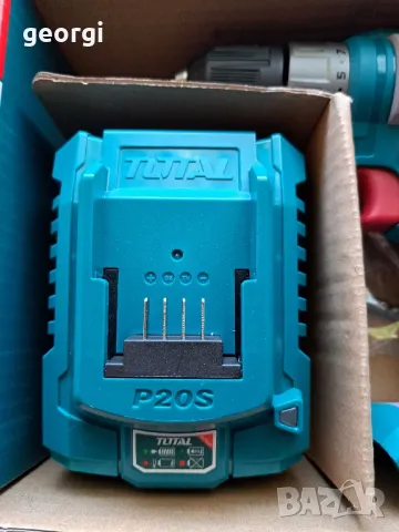 безчетков винтоверт Total 20v li ion 2Ah, снимка 3 - Винтоверти - 50148168