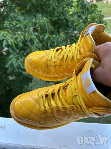 Nike Dunk Zoom High Supreme Yellow -- номер 44, снимка 11 - Кецове - 34325183