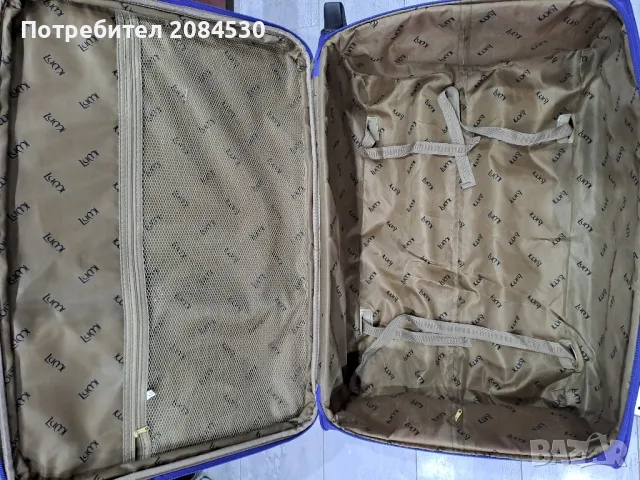 Голям куфар  LAMI (телескопична дръжка, колелца, шифър, уширител), снимка 9 - Куфари - 49116528