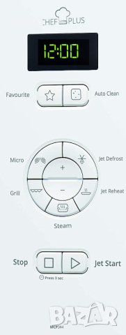 Микровълнова фурна Whirlpool MCP344WL Chef Plus, снимка 4 - Микровълнови - 40546778