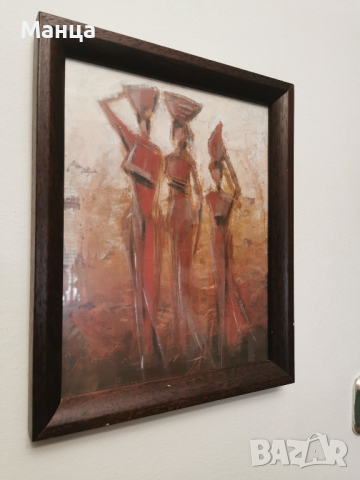 Африканска картина , снимка 3 - Картини - 36419344