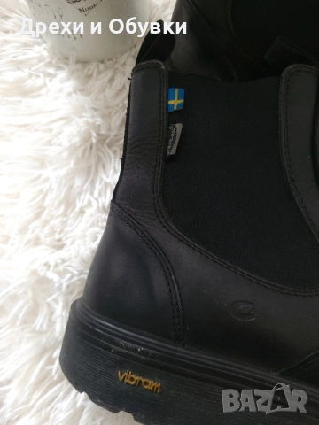 Черни боти ЕСТЕСТВЕНА кожа , снимка 2 - Дамски боти - 52548135