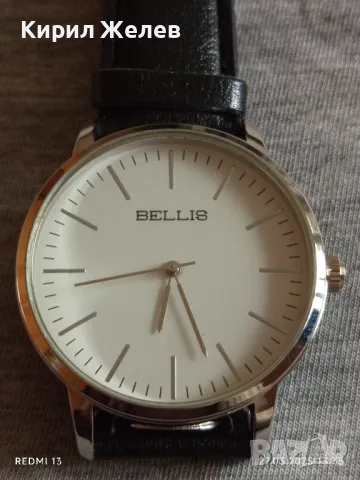 Чисто нов дамски часовник BELLIS QUARTZ JAPAN с кожена каишка стилен дизайн 49829