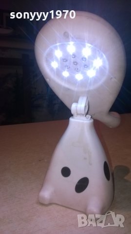 куче лед лампа с акумулатор-220в, снимка 2 - Настолни лампи - 27481309