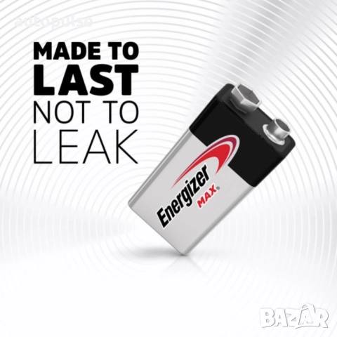 Батерии Energizer MAX 9V 1 бр., снимка 4 - Батерии, зарядни - 51695359