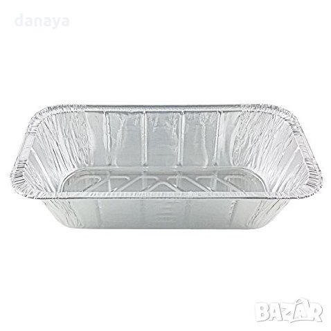 1266 Алуминиева форма за печене правоъгълна за еднократна употреба, снимка 5 - Съдове за готвене - 27066970