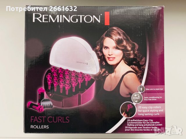 Електрически ролки за коса Remington Fast Curls KF40E + подарък, снимка 5 - Маши за коса - 43092304