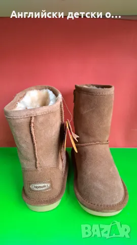 Английски детски ботуши естествен велур-Chipmunks, снимка 9 - Детски боти и ботуши - 48210896