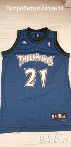 Adidas NBA  Timberwolves GARNETT # 21 Mens Size М ОРИГИНАЛ! МЪЖКИ ПОТНИК!!, снимка 7 - Спортни дрехи, екипи - 37603641