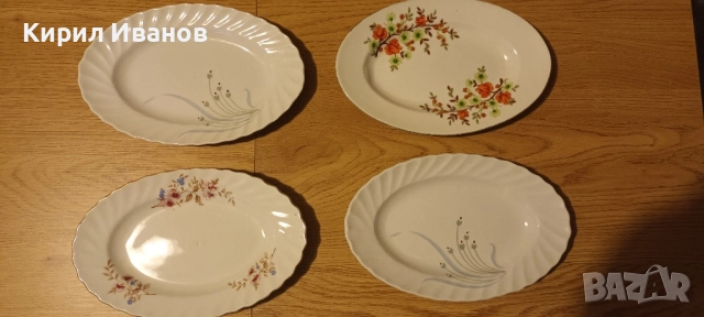 Български порцеланов сервиз от соца - супник, различни видов чинии , снимка 11 - Сервизи - 52100763