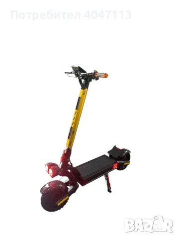 Електрическа тротинетка L22 с 48V литиева батерия, пробег до 50 км. и 11" гуми, снимка 3 - Велосипеди - 51409627