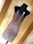 Кафява къса рокля бюстие с връзки С/М, снимка 3