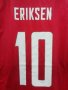 Дания Ериксен оригинална футболна тениска фланелка Denmark Eriksen Hummel L Euro 2020, снимка 3