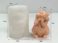 2 вида 3d Катерица Катеричка голяма силиконов молд форма свещ смола гипс шоколад декор, снимка 9