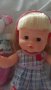Кукла с функции, плаче, храни се с шише,  говори,смее се,пии вода,чишка в гърне, има памперс , снимка 3