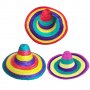 3108 Цветна мексиканска шапка сомбреро, снимка 3