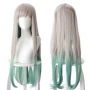 Аниме бяло зелена перука Yashiro Nene Jibaku Shounen Hanako cosplay, снимка 1