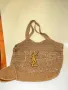 Yves Saint Laurent Дамска Бежова Плажна Чанта Код E72, снимка 1