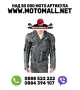 Кожено яке Motomall Rock цвят ретро мото мотор чопър, снимка 1