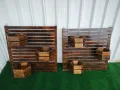 Дървени цветарници декоративно пано за стена с щайги , снимка 2