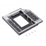 Caddy, HDD/SSD Кади, Адаптер за втори хард диск, Sata-Sata с дебелина 9.5 мм, снимка 3
