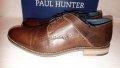 Стилни и удобни мъжки обувки от естествена кожа PAUL HUNTER №44, снимка 1 - Ежедневни обувки - 27350863