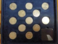 24 броя сребърни 10 маркови монети с оригинална кутия, снимка 7
