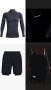 Under armour екип-compression shirt long sleeve, 2in1 shorts
