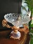 Луксозна стъклена бонбониера , снимка 1 - Декорация за дома - 38255369