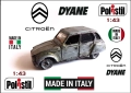 Citroen Dyane EL52 Polistil MADE IN ITALY 1:43, снимка 1