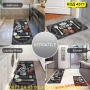 Водоустойчива пътека за кухня – Kitchen Love - комплект от две части - КОД 4571, снимка 2