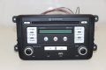 CD MP3 RADIO Bluetooth USB AUX VW Polo V 6R1 (2009-2014г.) 000 051 218 B / 000051218B, снимка 1 - Аксесоари и консумативи - 43453519