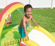 Огромен детски воден център Басейн Пързалка Надуваеми играчки подарък , снимка 4