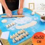 Разграфена силиконова подложка за месене на тесто и печене , снимка 1 - Аксесоари за кухня - 37450911