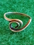Сребърен спираловиден пръстен РЕТРО АРТ БИЖУ майсторска изработка 52464, снимка 1