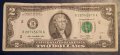 2 долара 2013 САЩ буква B - New York  , Банкнота от САЩ , снимка 2