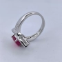 сребърен пръстен с естествен син или жълт сапфир, рубин, снимка 8