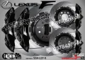 Lexus F Sport надписи за капаци на спирачни апарати , снимка 4