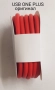 100% оригинален кабел за ONEPLUS original cable USB A to Type C 4A D301 1 m red bulk, снимка 4