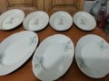 Български порцелан чинии елипси 