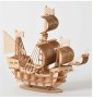 3D Дървен Пъзел Кораб, снимка 1