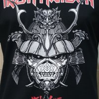 Нова мъжка тениска на музикалната група IRON MAIDEN - Senjutsu Samurai Eddie Graphic Navy, снимка 2 - Тениски - 37106867