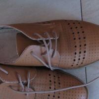 Дамски обувки от естествена кожа номер 40, нови, снимка 3 - Дамски обувки на ток - 36425805