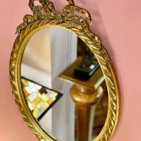 Старинно овално огледало "Луи XVI", снимка 3 - Огледала - 43938731