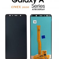 Нов 100% Оригинален LCD Дисплей + Тъч скрийн за Samsung Galaxy A7 2018 SM-A750F, снимка 1 - Резервни части за телефони - 33614576