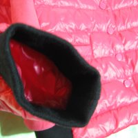 Moncler реплика дамско късо розово яке М размер, снимка 11 - Якета - 26259817